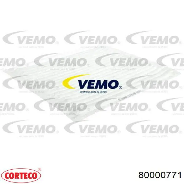 80000771 Corteco Внутрисалонный фильтр