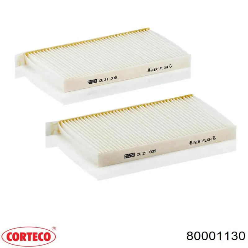 80001130 Corteco Внутрисалонный фильтр