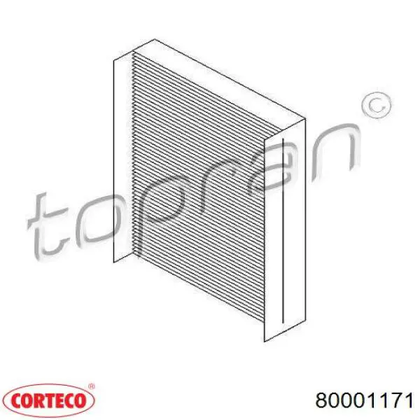 Фильтр воздушный отопителя Corteco 80001171 цена, от 6.61 USD