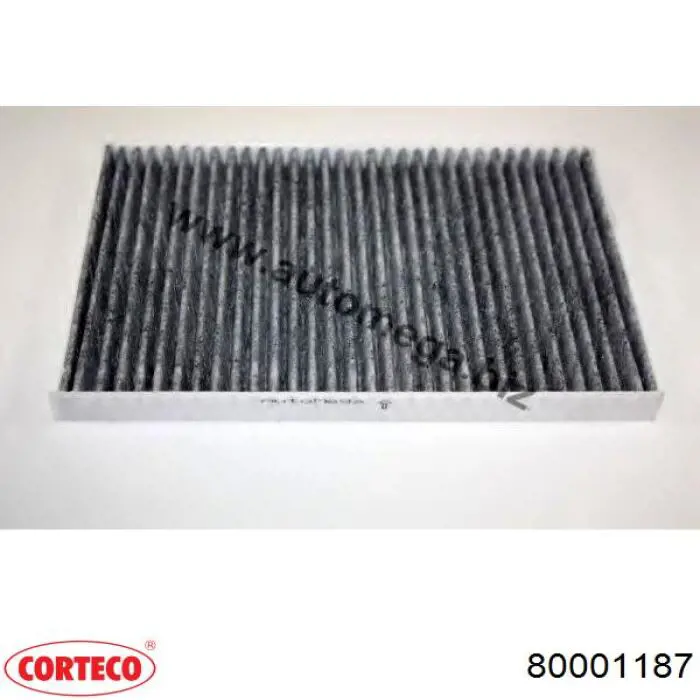 80001187 Corteco Внутрисалонный фильтр