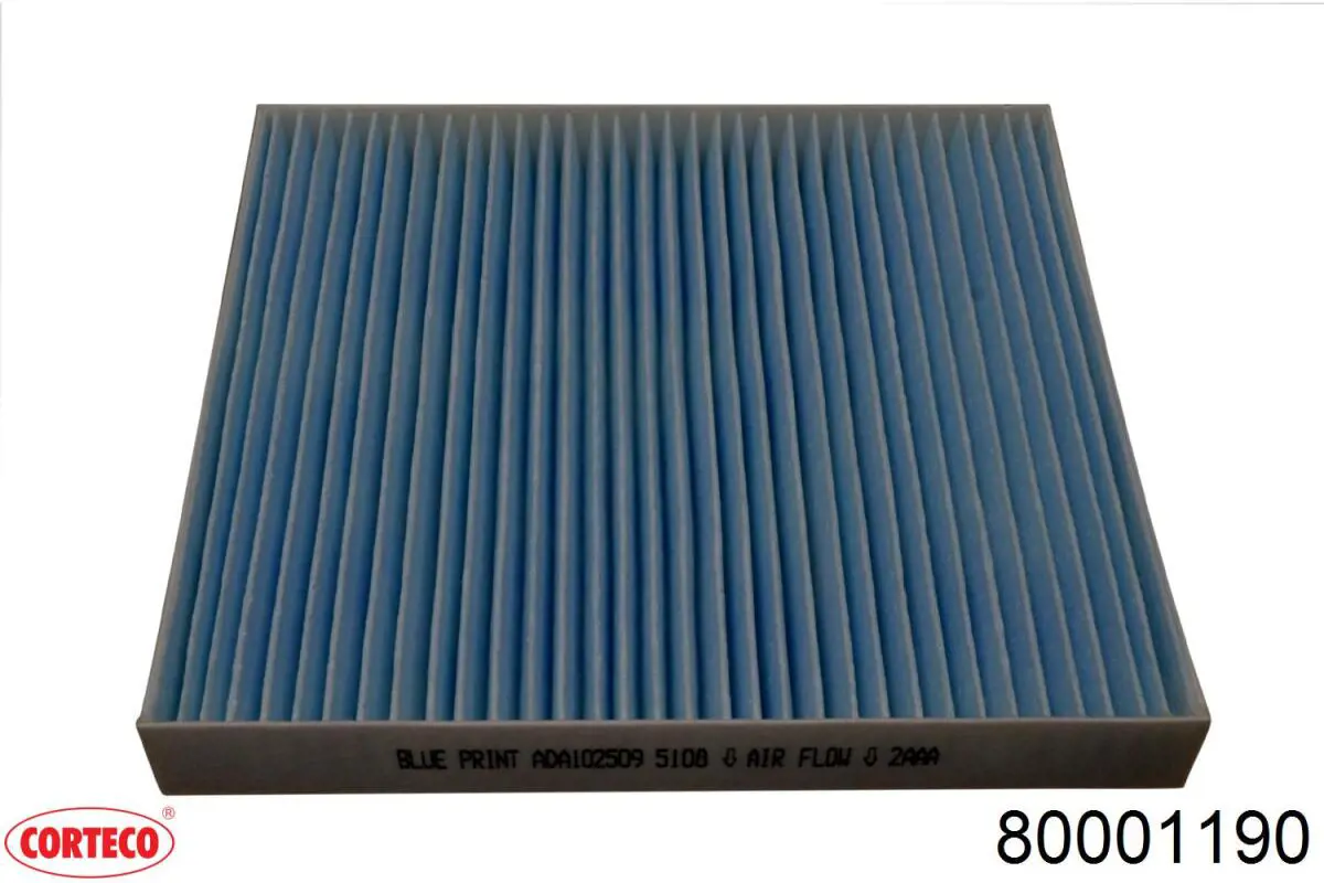 Фильтр салона 80001190 Corteco