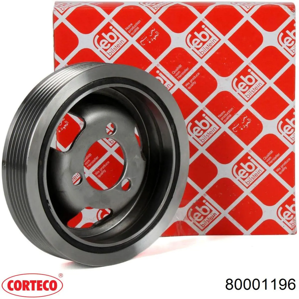 80001196 Corteco Шкив коленчатого вала