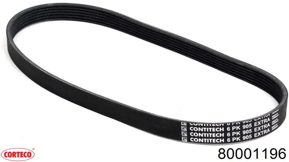 Шкив коленвала 80001196 Corteco