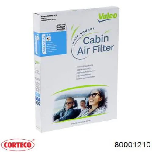 Фильтр воздушный отопителя Corteco 80001210 цена, от 26.16 USD