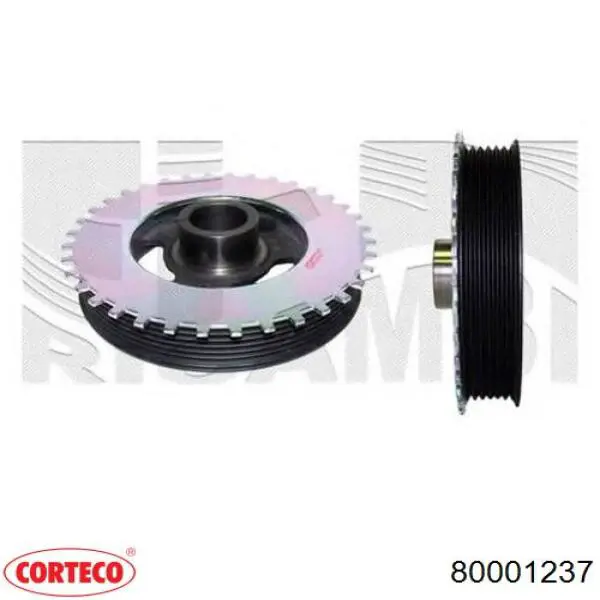 Шкив коленвала 80001237 Corteco