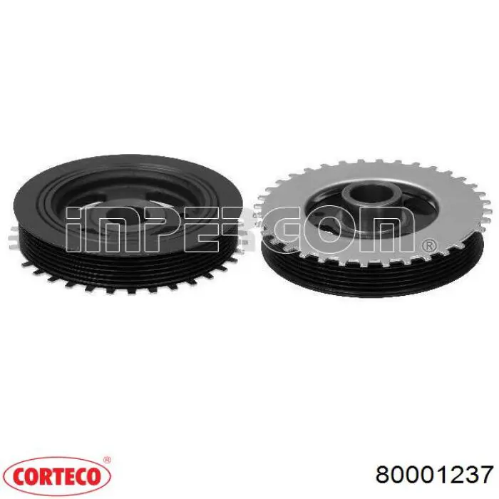 Демпфер коленвала Corteco 80001237