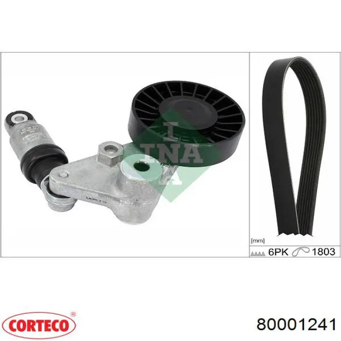Болт шкива коленвала Corteco 80001241 цена, от 22.43 USD