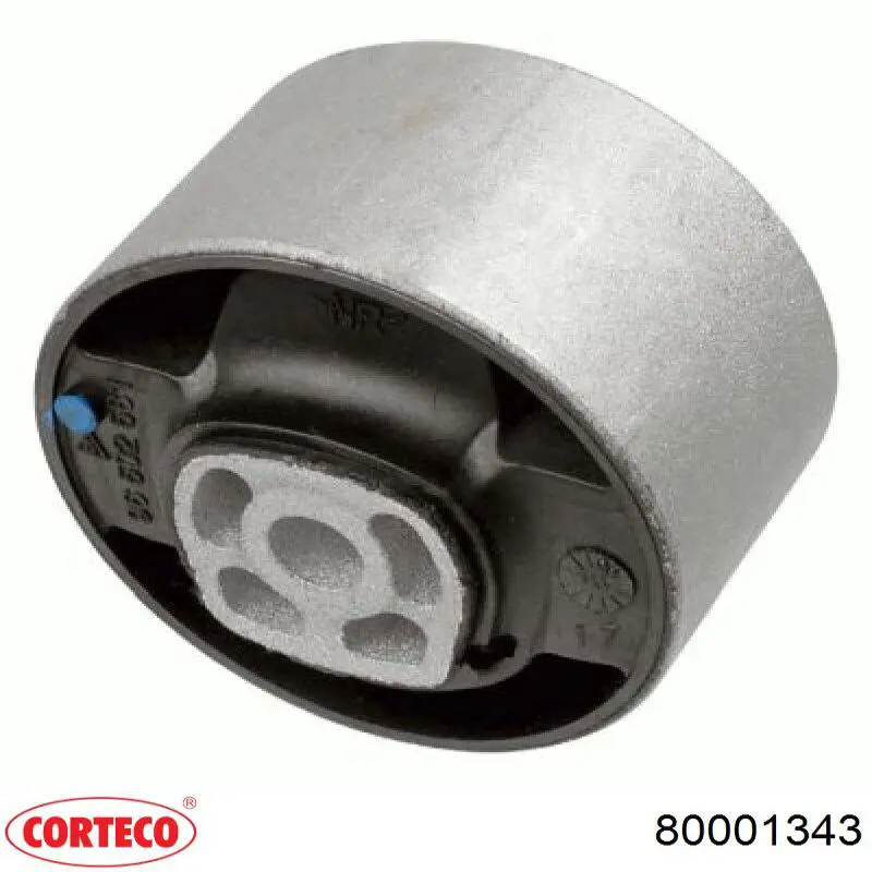 Подушка (опора) двигателя задняя (сайлентблок) 80001343 Corteco