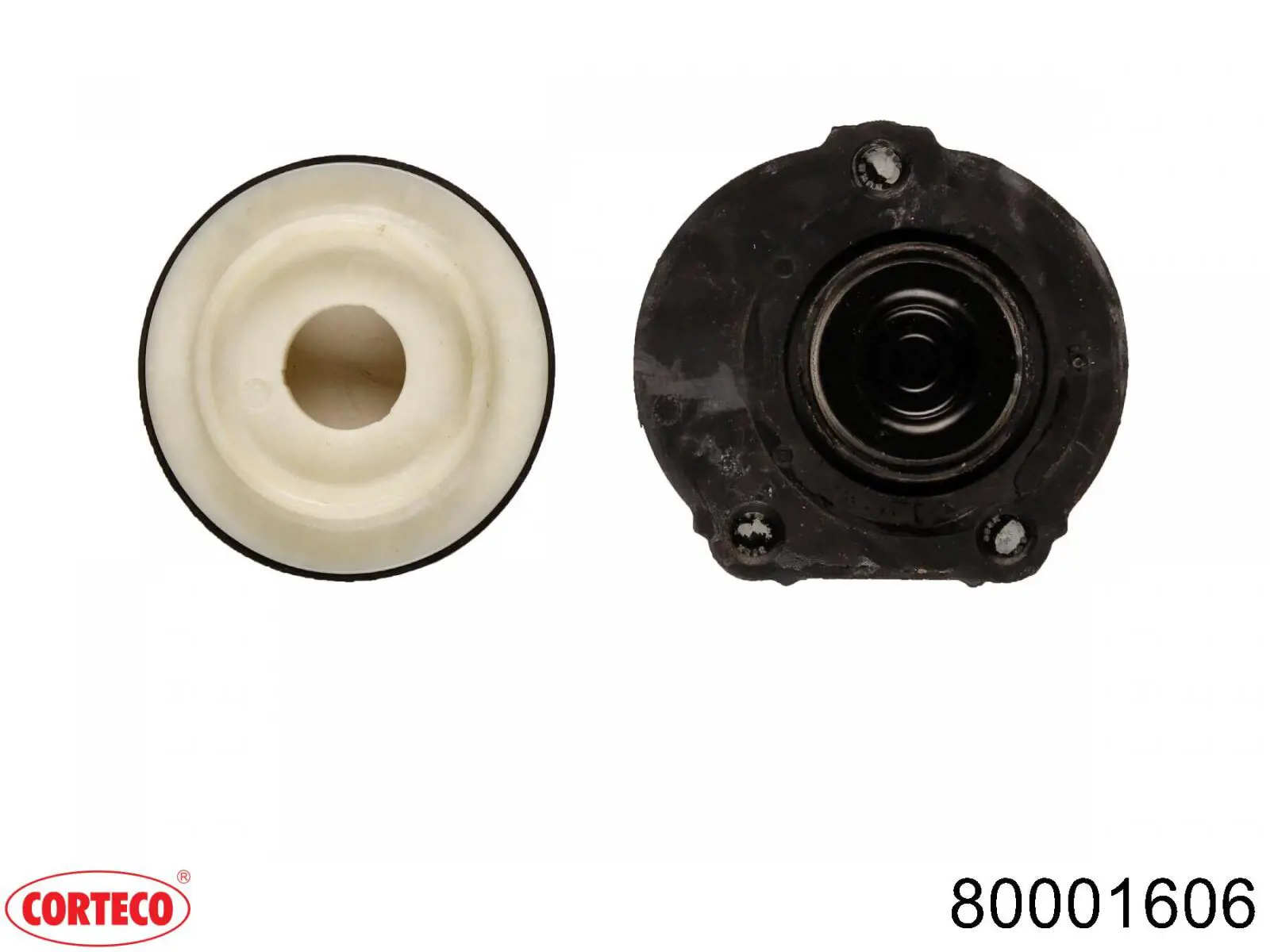 Опора амортизатора переднего правого 80001606 Corteco