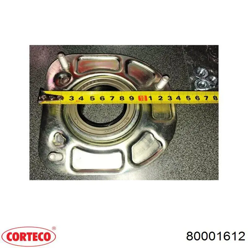 80001612 Corteco Подушка амортизатора переднего