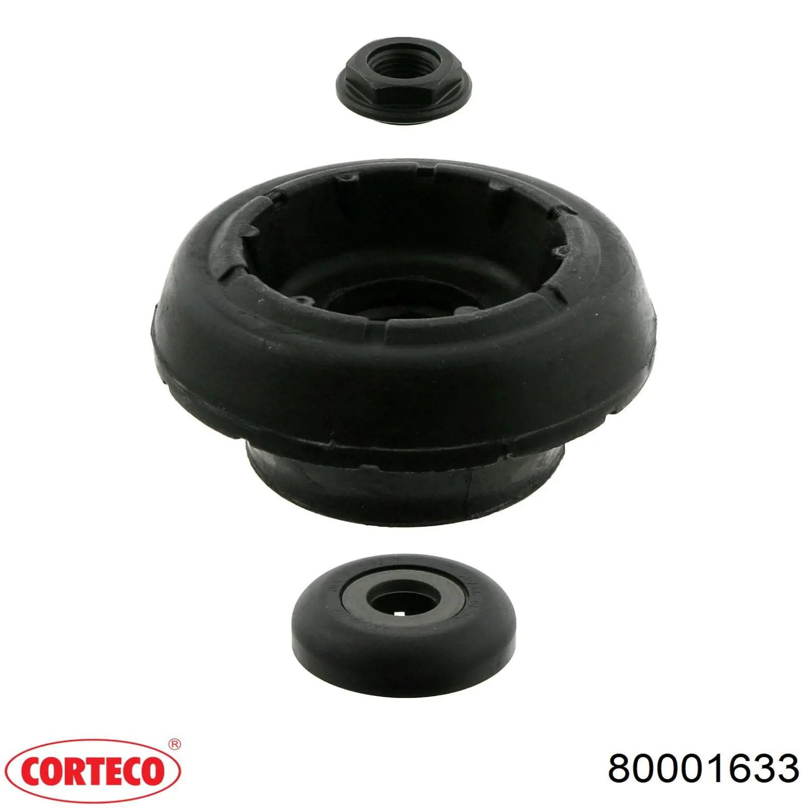 Опора стойки амортизатора переднего Corteco 80001633 цена, от 8.44 USD