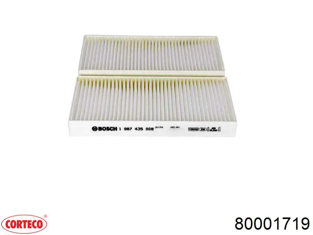 Фильтр воздушный отопителя Corteco 80001719 цена, от 15.21 USD