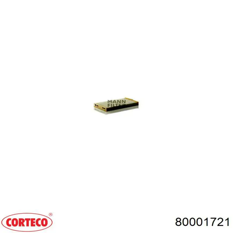 Купить 80001721 Corteco Фильтр салона угольный