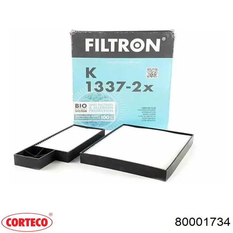 Фильтр салона 80001734 Corteco