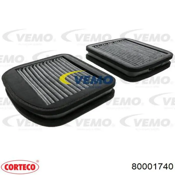 Фильтр воздушный отопителя Corteco 80001740 цена, от 21.06 USD