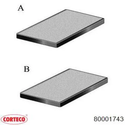 Фильтр воздушный отопителя Corteco 80001743 цена, от 8.56 USD