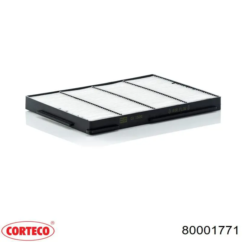 Фильтр воздушный отопителя Corteco 80001771 цена, от 12.18 USD