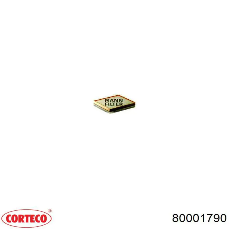 80001790 Corteco Внутрисалонный фильтр
