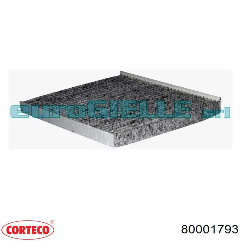 Фильтр воздушный отопителя Corteco 80001793 цена, от 15.25 USD
