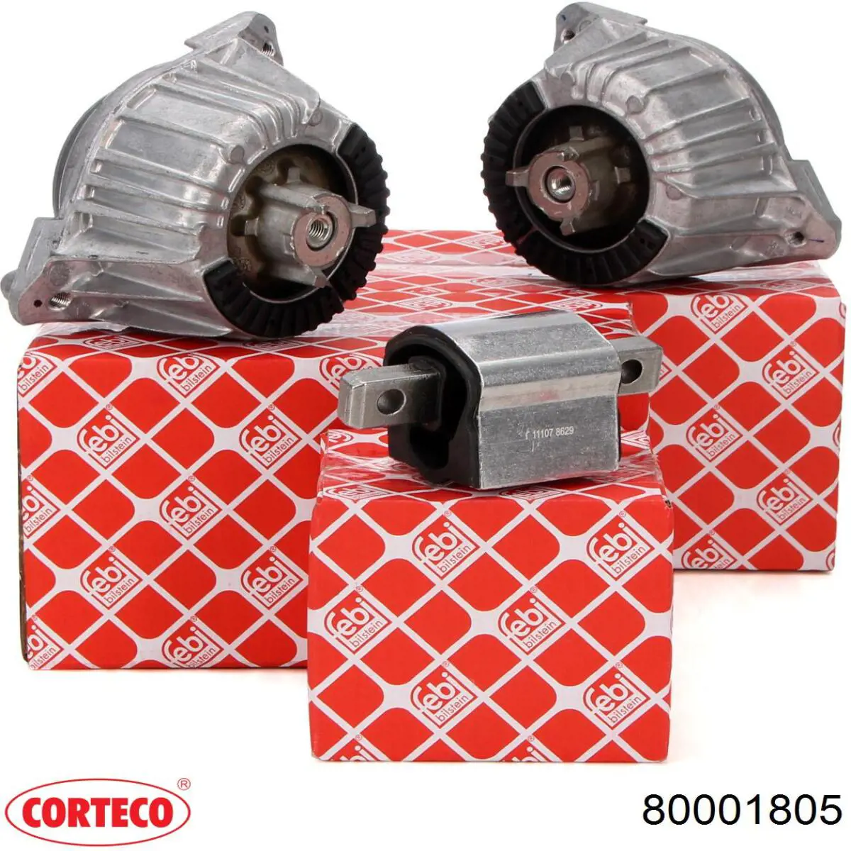 Левая опора двигателя Corteco 80001805