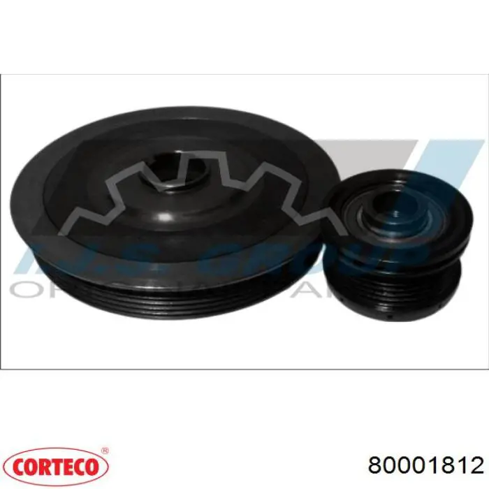 Шкив коленвала 80001812 Corteco