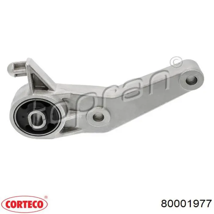 80001977 Corteco Кронштейн подушки (опоры) двигателя задней
