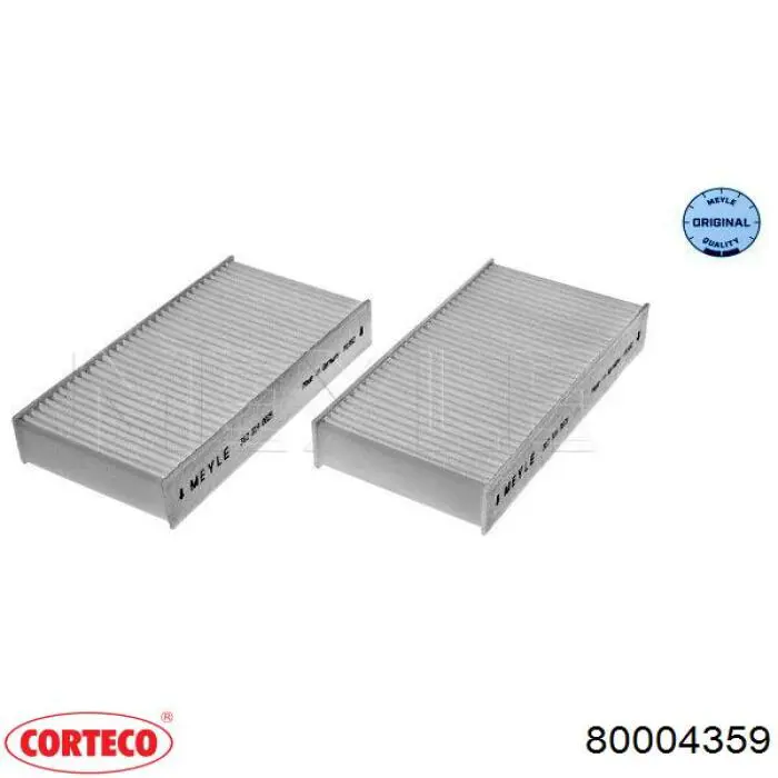 Фильтр воздушный отопителя Corteco 80004359 цена, от 10.85 USD