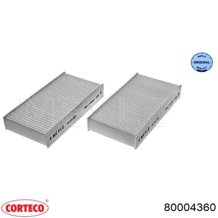 Фильтр воздушный отопителя Corteco 80004360 цена, от 15.08 USD