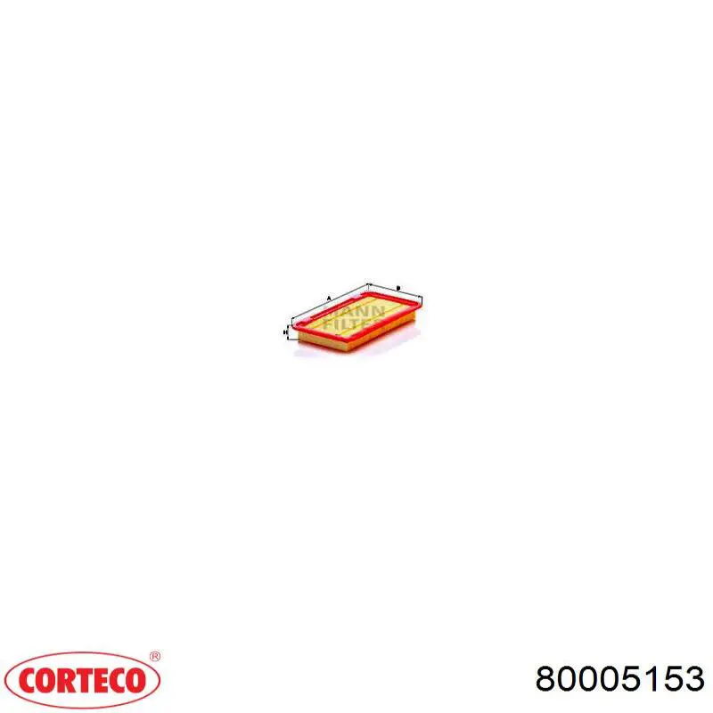 Купить 80005153 Corteco Подвеска двигателя (силового агрегата)