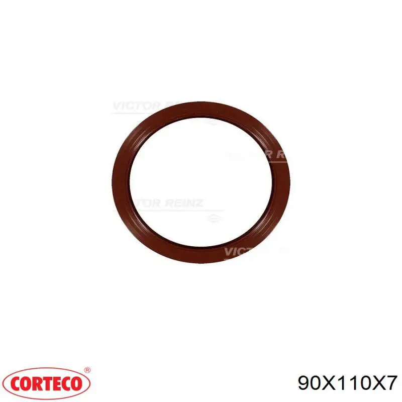 Купить 90X110X7 Corteco Сальник коленвала задний