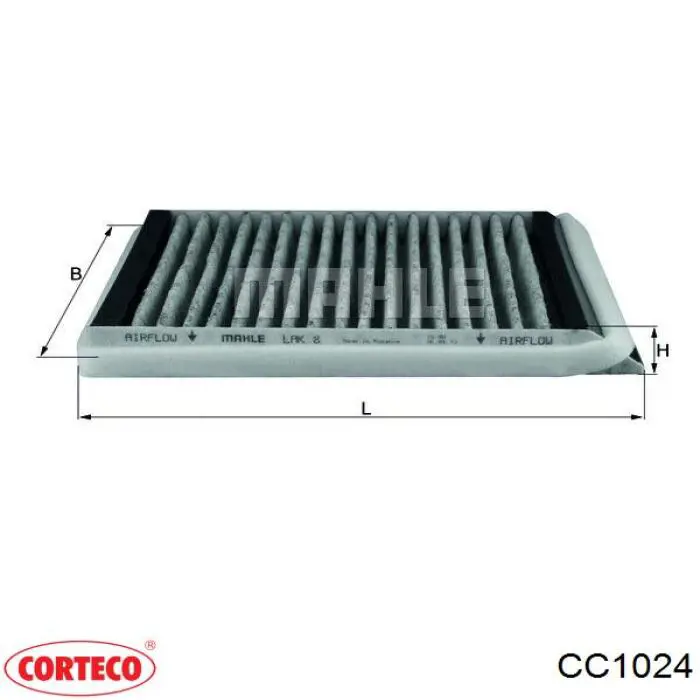 CC1024 Corteco фильтр салона
