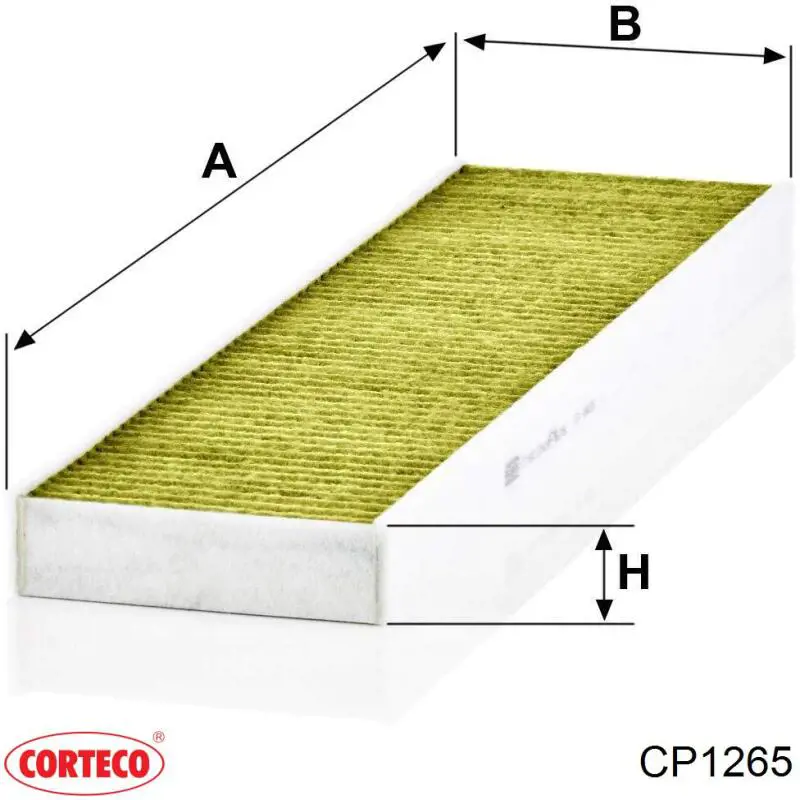 CP1265 Corteco фильтр салона