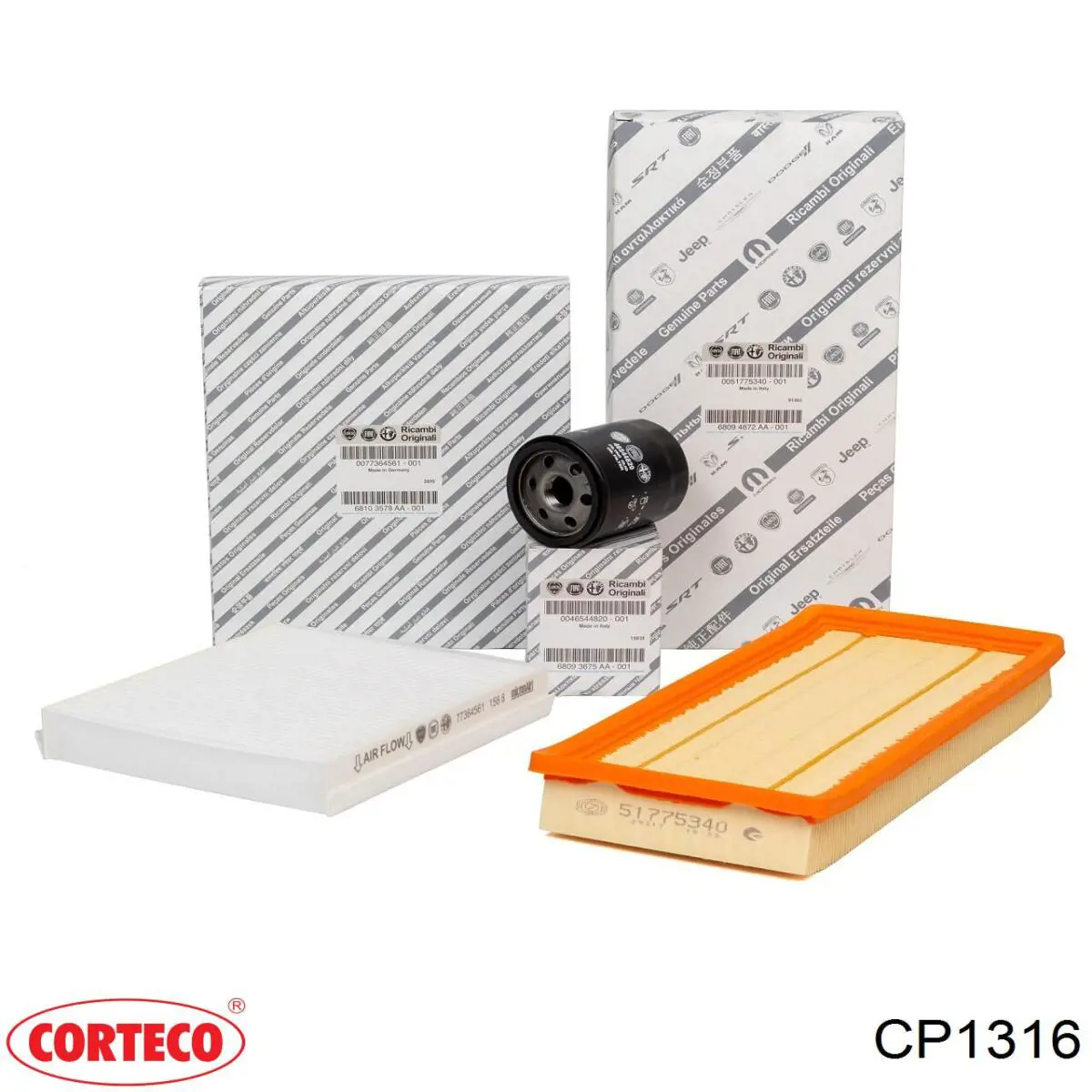 CP1316 Corteco Внутрисалонный фильтр