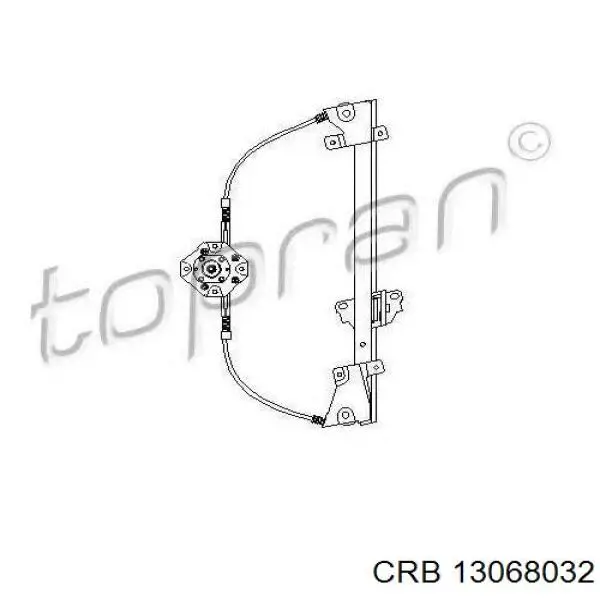 162052 Glober механизм стеклоподъемника двери передней правой