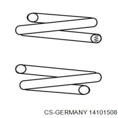 14101508 CS Germany Пружина передней подвески
