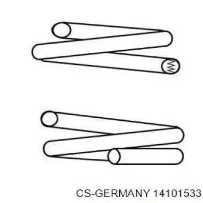 14101533 CS Germany Пружина подвески задняя