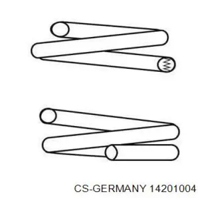 Передняя пружина 14201004 CS Germany