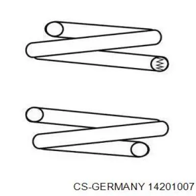 Передняя пружина 14201007 CS Germany