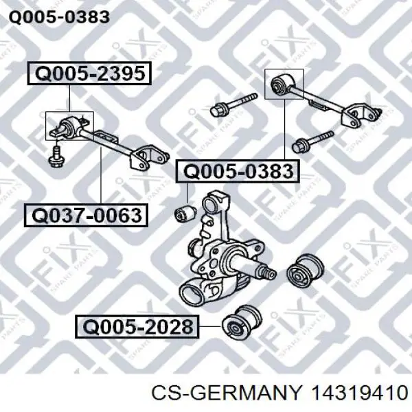 Купить 14319410 CS Germany Пружина подвески