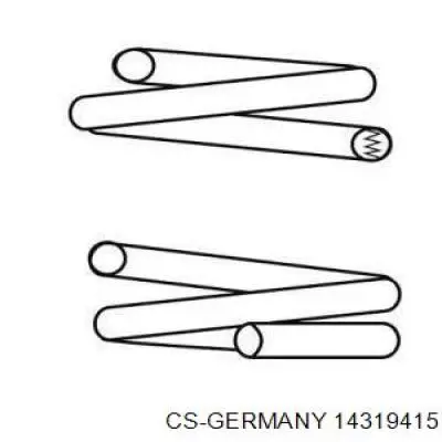 Задняя пружина 14319415 CS Germany