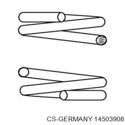 Передняя пружина 14503908 CS Germany