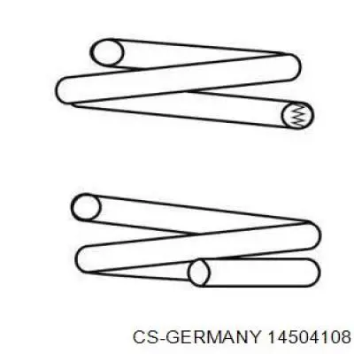 Передняя пружина 14504108 CS Germany