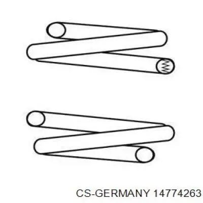 Передняя пружина 14774263 CS Germany