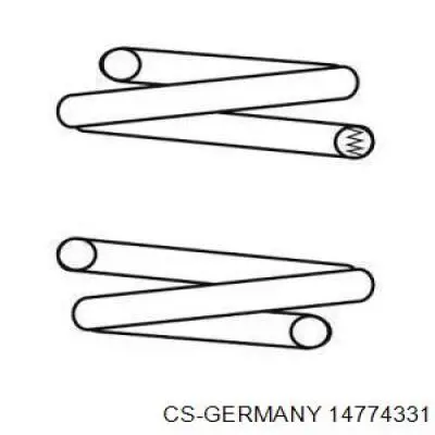 Задняя пружина 14774331 CS Germany