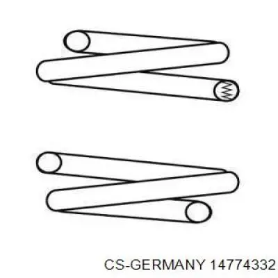 Задняя пружина 14774332 CS Germany