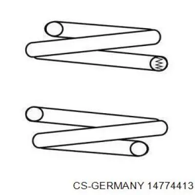 Задняя пружина 14774413 CS Germany