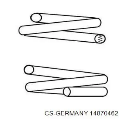 Передняя пружина 14870462 CS Germany