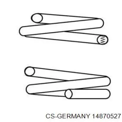 Передняя пружина 14870527 CS Germany