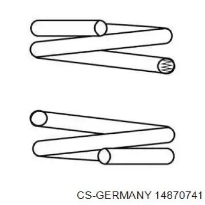 Передняя пружина ZC2392D Japan Parts