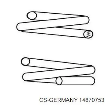 Задняя пружина 14870753 CS Germany